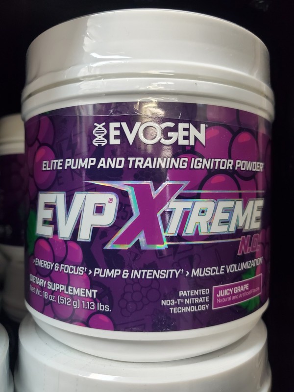 Evogen EVP Xtreme N.O. Elite Pump Powder Juicy Grape 1.13lb