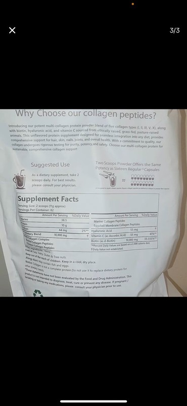 [BRAND NEW] 2 Pound Micro Ingredients Collagen Peptides Powder FREE SHIPPING gallery