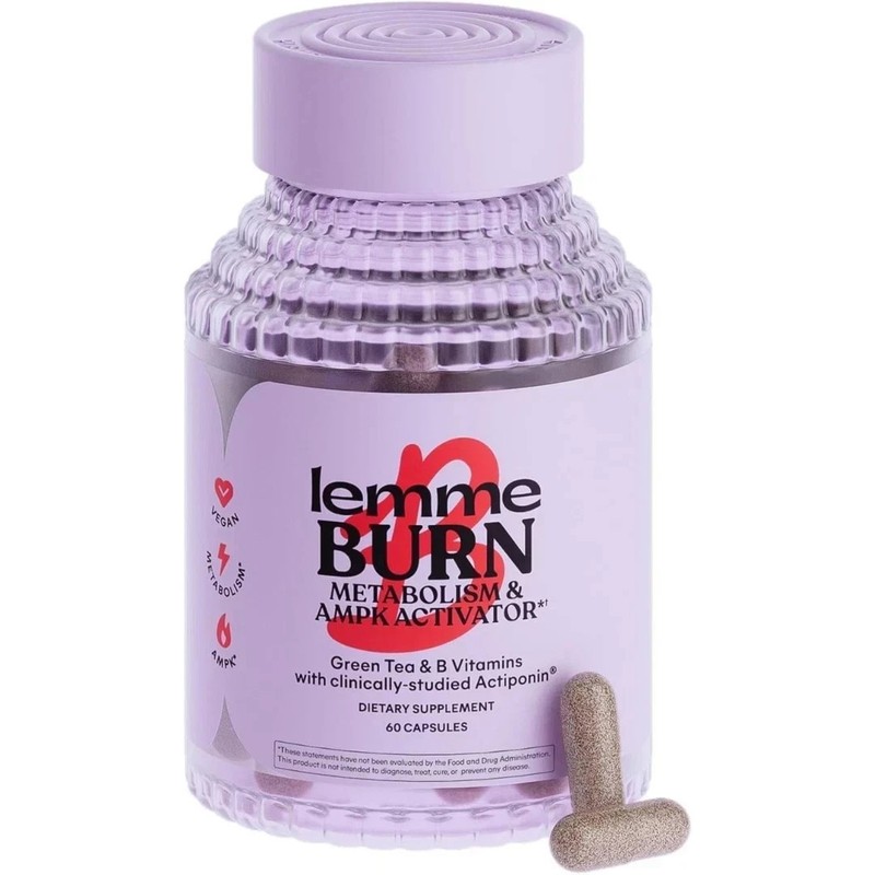 Lemme Burn Metabolism Belly Fat Burning AMPK Activating Supplement 60 Capsules|