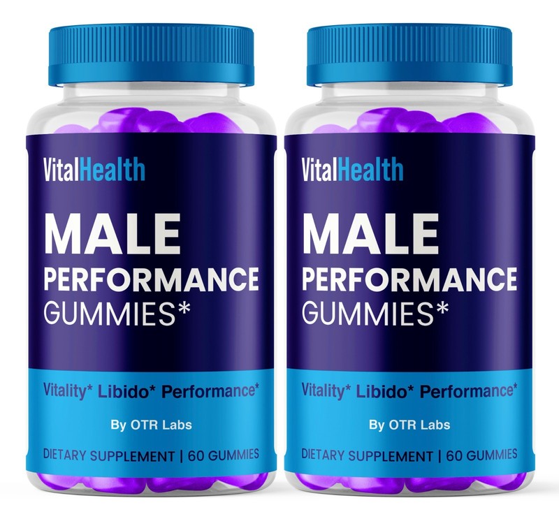 Vital Health Male Performance Gummies for Libido Vitality &Performance 120 Gummy