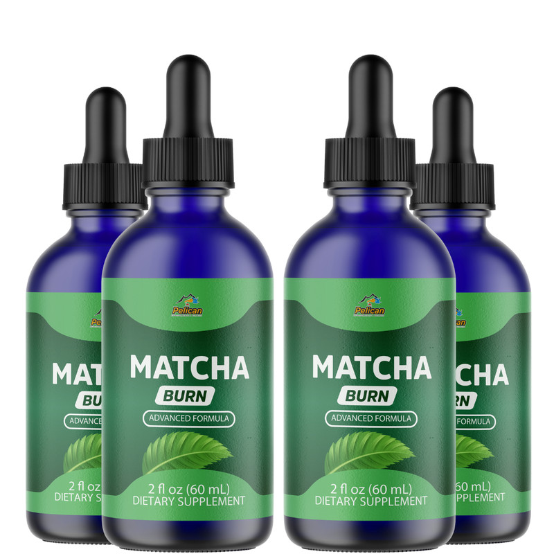 Matcha Burn-Amino Diet Drops-Weight Management- 4 Bottles- 240ml (2fl oz)