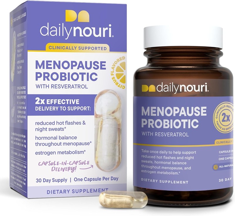 Daily Nouri Menopause Probiotic | Supports Hormonal 30ct EXP 07/27