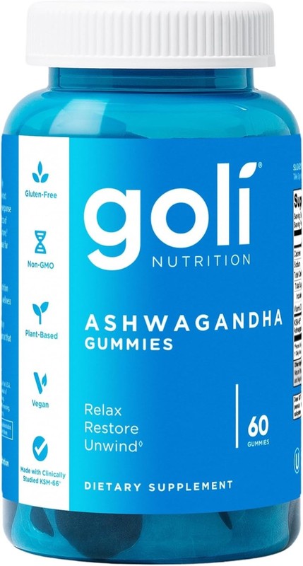 Lot of 6 – Goli Ashwagandha Gummies 60ct, Mixed Berry, KSM-66, Vegan EXP: 2/28