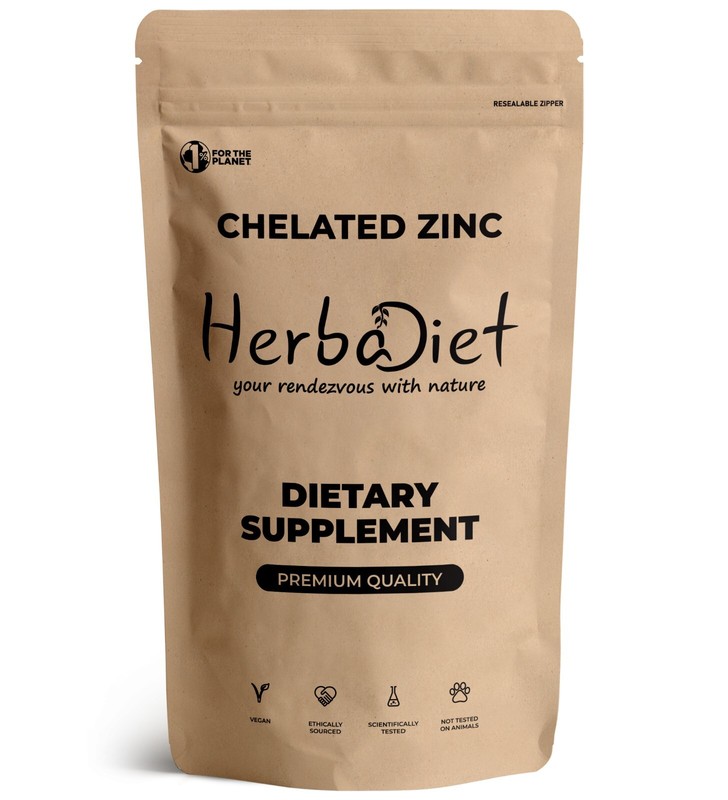 Zinc Gluconate Powder Chelated Zinc Immune Support Antioxidant