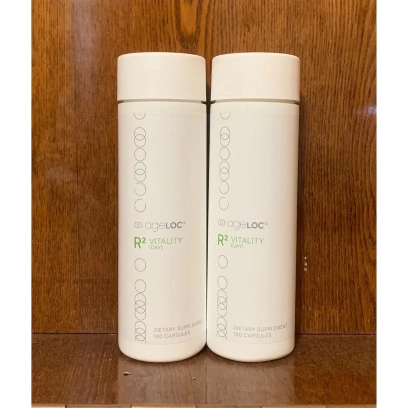 Nu Skin Pharmanex ageLOC R2 Vitality Day Supplement 180 Capsules (Pack of 2)