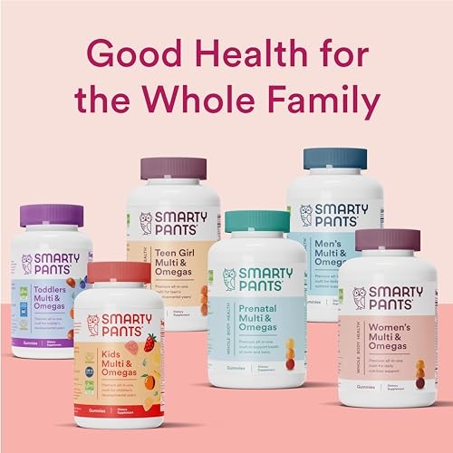 SmartyPants Women's Multivitamin Gummies, Sugar 60 Count (Pack of 1), Womens gallery