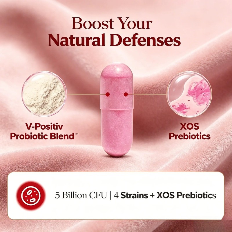 URO O Positiv Vaginal Probiotics Prebiotic 60 ct,for Women pH Balance gallery
