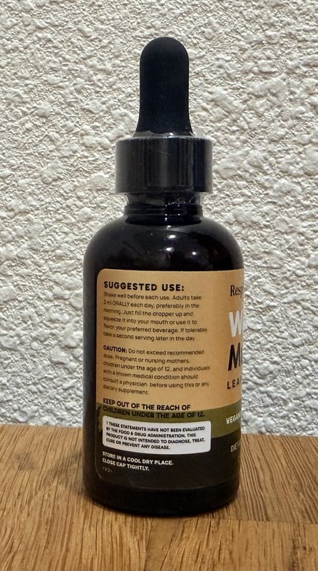 RESPICLEAR All-Natural Mullein Drops with Ginger & Lemon for Lung Cleanse and.. gallery