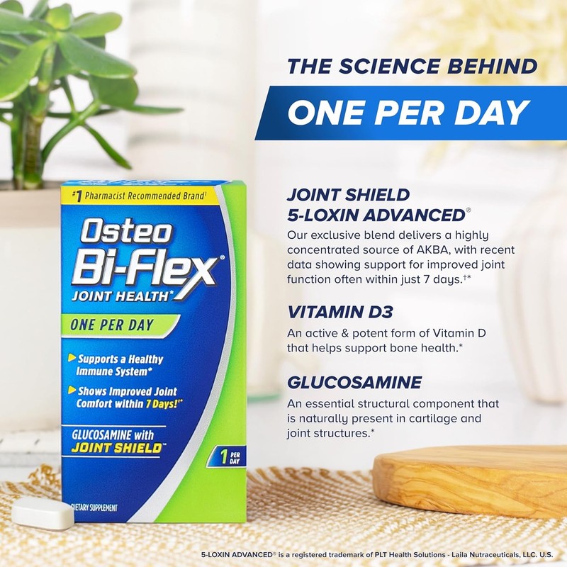 Osteo Bi-Flex One Per Day Joint Support Supplement with Vitamin D Tablets "BEST" gallery