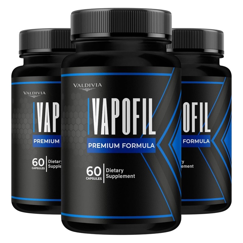 Valdivia VapoVita 180 Capsules 3 Pack Men’s Health Supplement Made in USA Male