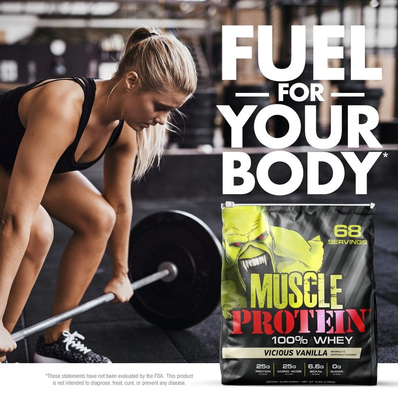 Muscle Whey Protein Powder, Muscle Gain High-Quality Supplement, 10LB gallery