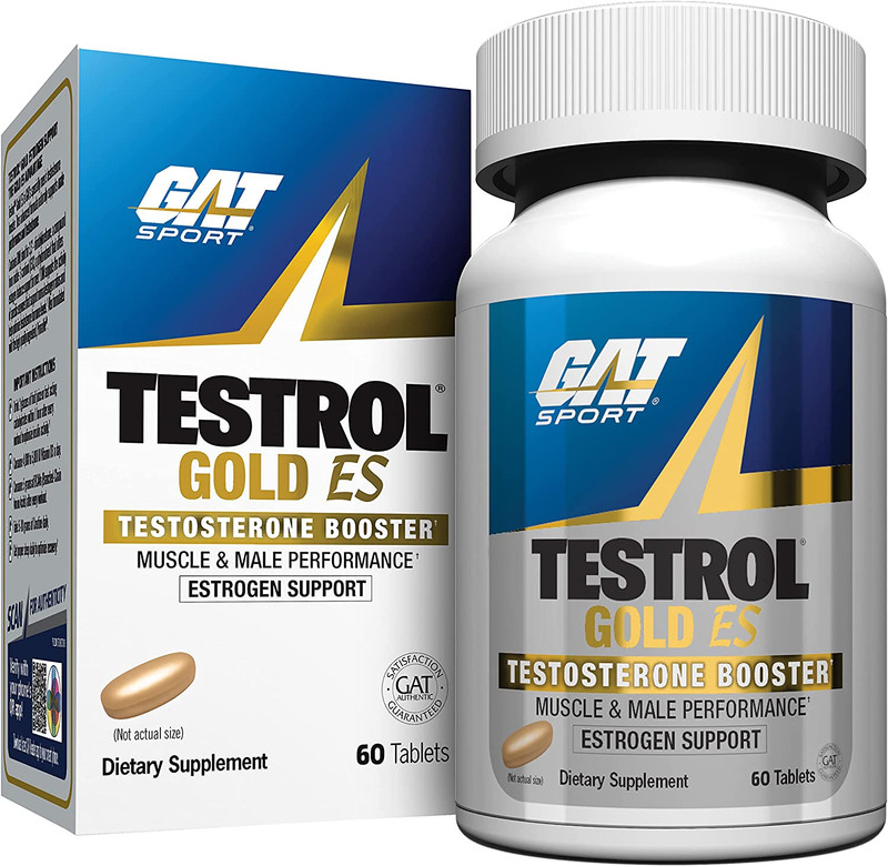 Testrol Gold ES, Tribulus, DIM, Zinc, Longjack, Fenugreek, Saw Palmetto, Estroge