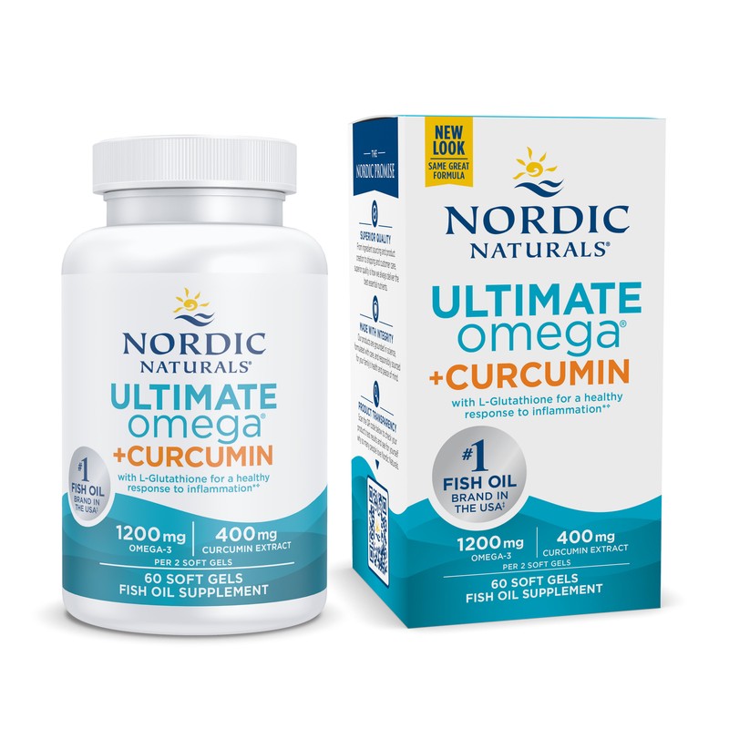 Nordic Naturals Omega Curcumin – Antioxidant & Anti-Inflammatory, 60 Ct