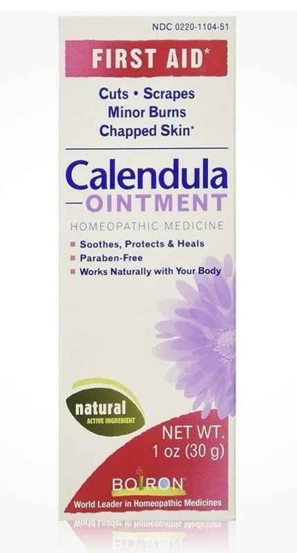 Boiron Calendula First Aid Ointment Heal Cuts Scrape Minor Burn Skin Natural 1oz