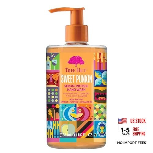 Serum Infused Hand Wash, Nourish & Hydrate 11 Fl Oz (Pack of 1) Sweet Punkin