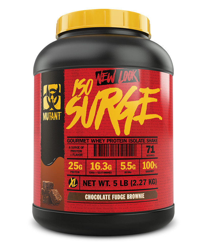 MUTANT ISO SURGE 5LB 71SRV Pure Whey Protein Isolate IsoSurge Dymatize ISO 100