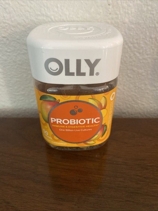OLLY Probiotic 50 Gummies, Immune and Digestive Support Exp Date 03/2026
