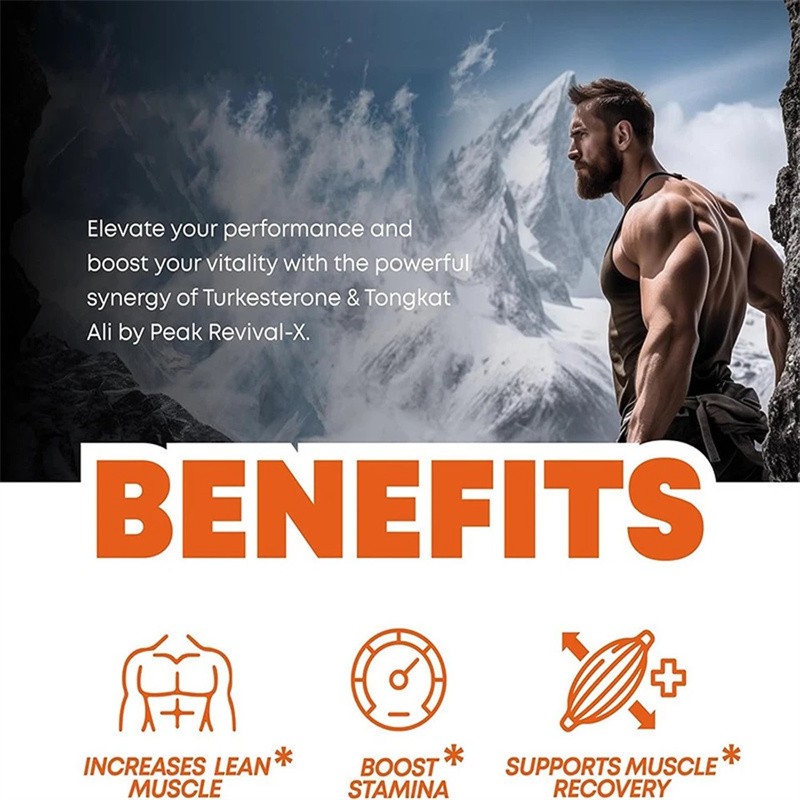 Turkesterone 1000 Mg Natural Capsules Supplement Muscle Growth & Recovery 60 Pcs gallery