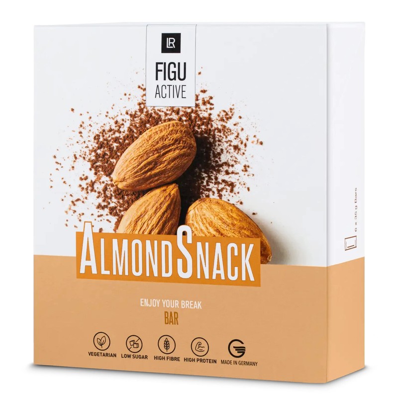 LR FiguActive Natural Low Fat Bar with Almonds and Chocolate Coating 6 х 35 g
