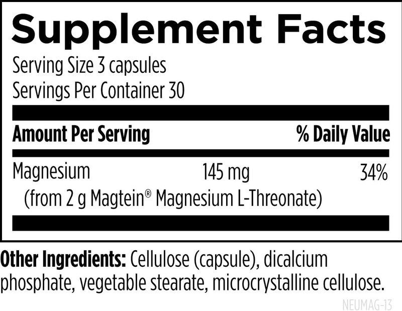 Designs for Health NeuroMag Bioavailable Magnesium L-Threonate - Chelated Magn gallery
