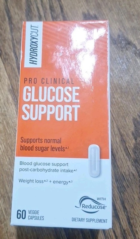 Hydroxycut Pro Clinical Glucose Support 60 Veggie Capsules EXP 19/jun/2027