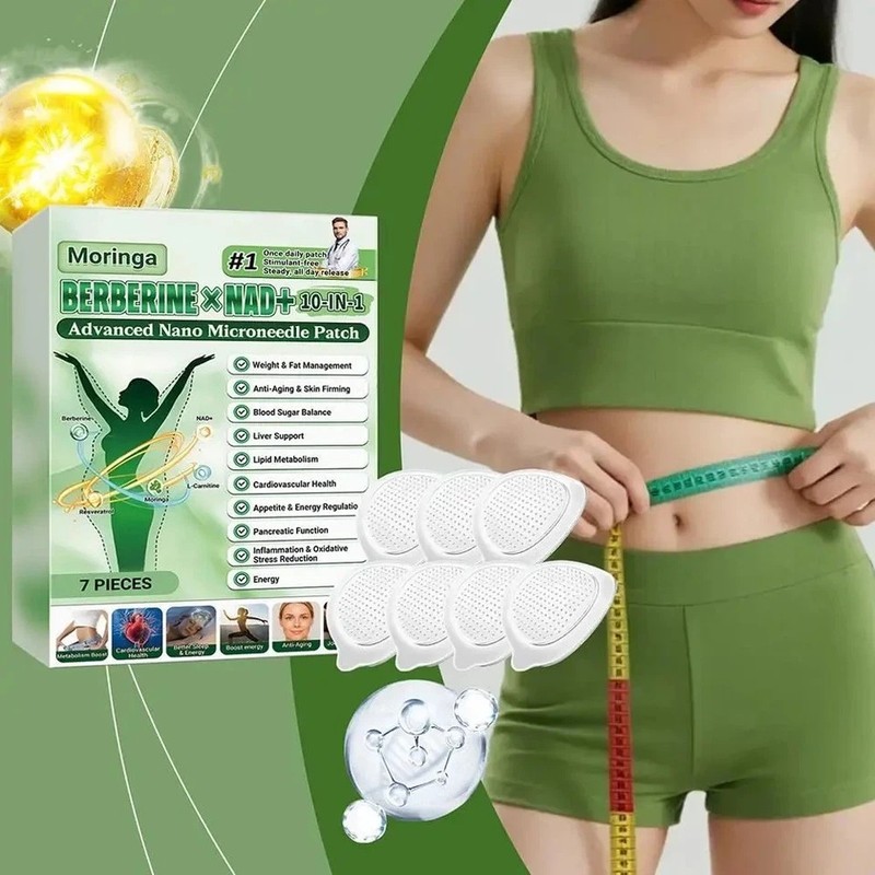 50% OFF Moringa Berberine x NAD+ 10-in-1 Advanced Nano Microneedle Patches New gallery