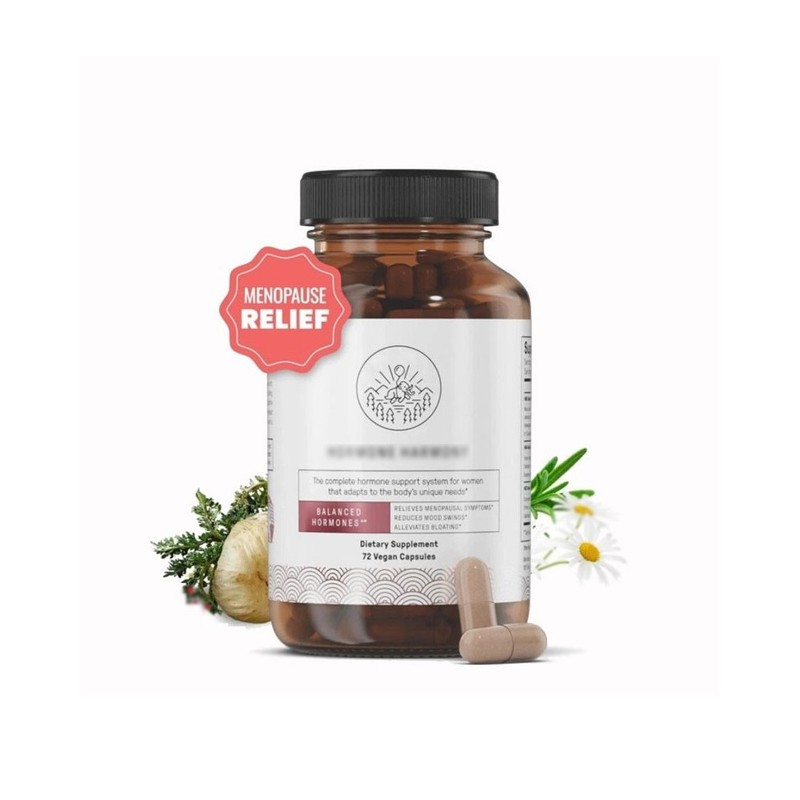 Happy Mammoth Hormone Harmony Natural Hormonal Support for Females 72 Capsules