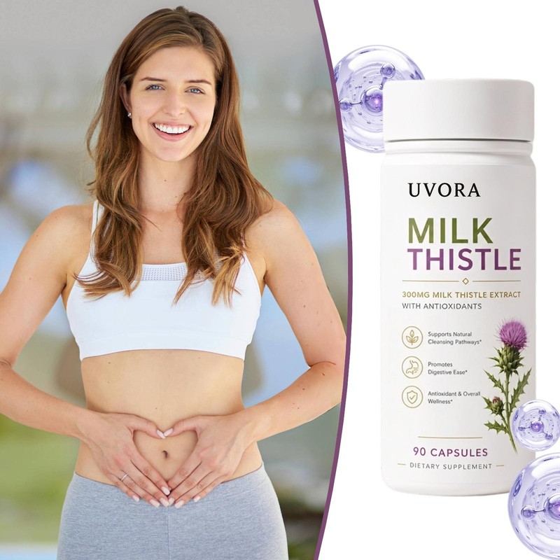 90 Pills Milk Thistle Body Care, Liver Detoxification, Colon Cleansing gallery