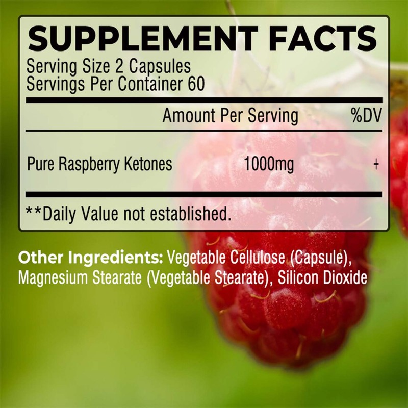 120pcs Raspberry Ketones - Weight Loss, Support Metabolism and Energy Levels gallery