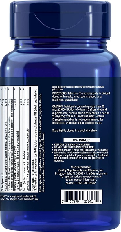 Life Extension Two-Per-Day High Potency Multi-Vitamin & Mineral Supplement 120 gallery