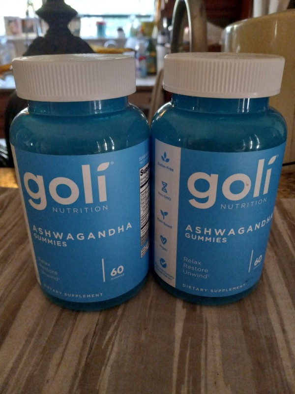 Two Goli Nutrition Ashwagandha Mixed Berry Gummies – 60 Count