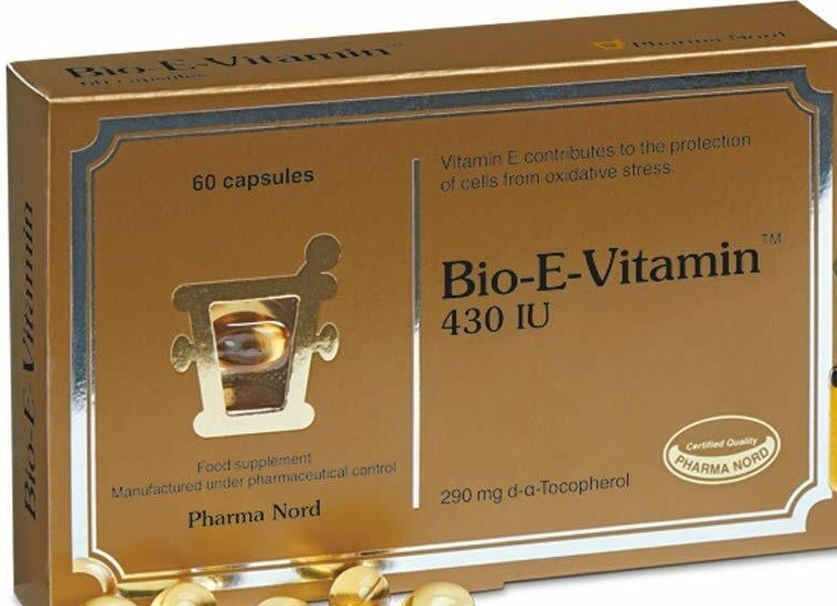 Pharma Nord Bio-E Vitamin 430iu Capsules (60) BBE 02/2028