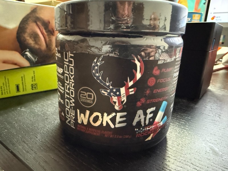 Bucked Up – Woke AF – “Merica Rocket Pop” Nootropic Preworkout – Exp 2027