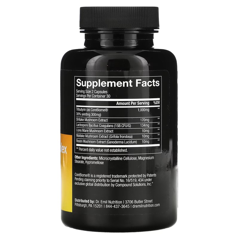 2 X Dr Emil Nutrition, Total Gut Complex, 60 Capsules gallery