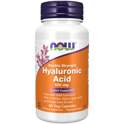 Hyaluronic Acid 60 Vcaps 100 mg by Now Foods