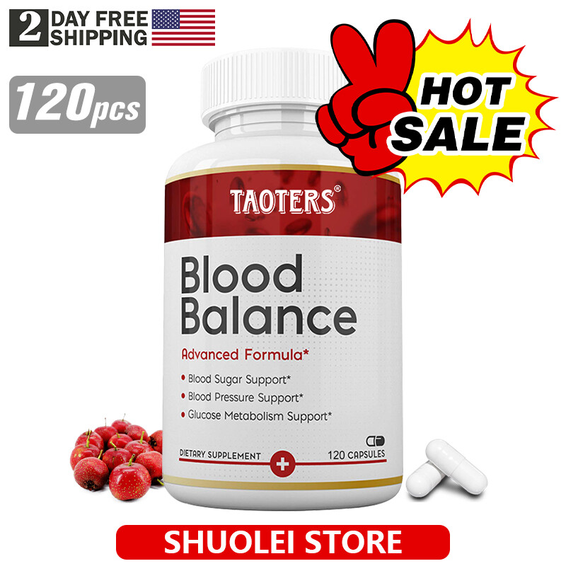 Blood Balance Advanced Formula Cholesterol Blood Sugar Lower Support Supplement