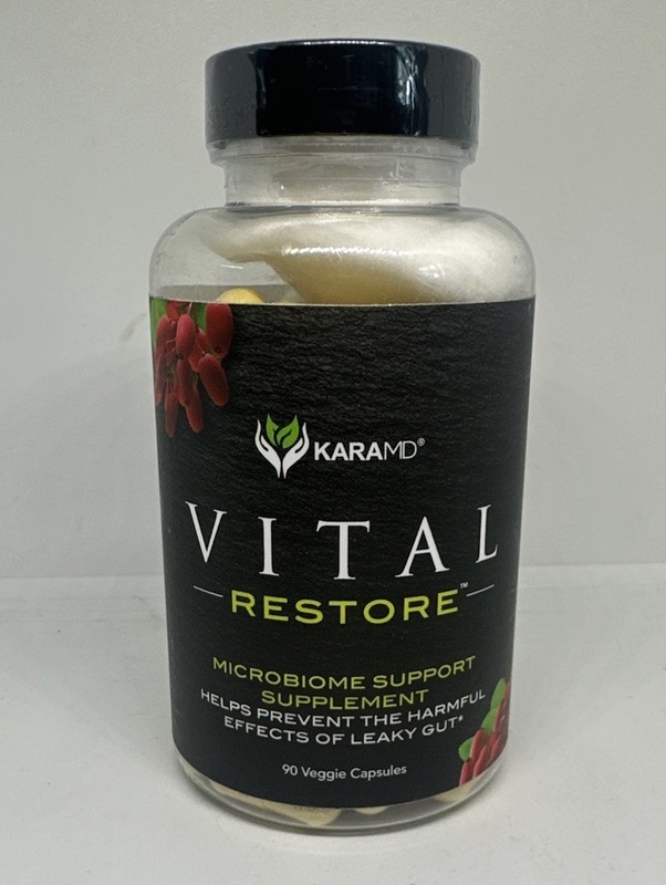 Karamd Vital Restore Microbiome Support Supplement 90 Veggie Capsules/10/2026