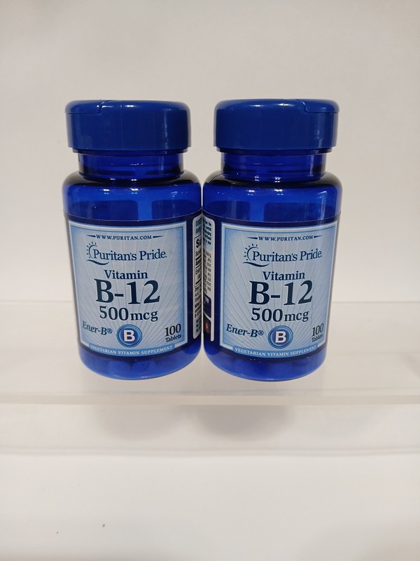 X2 Vitamin B12 1000 Mcg Support Heart Energy Metabolism Nervous , 100 Caplets