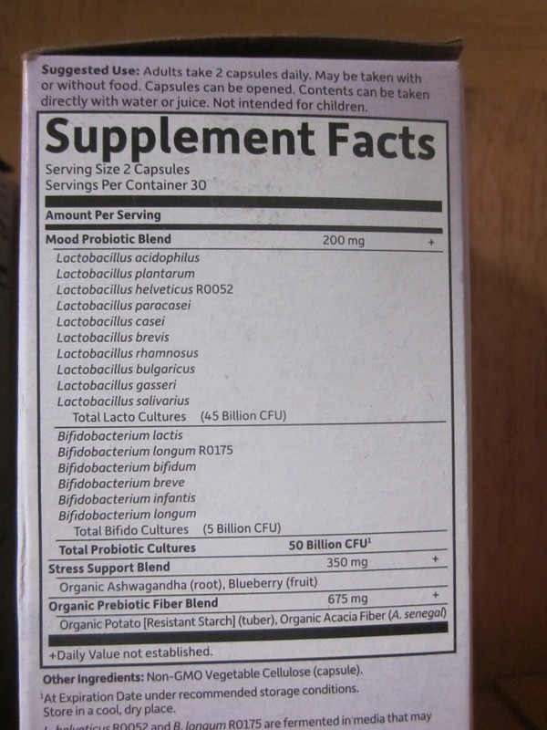 (2) Garden of Life Dr. Formulated Probiotics Mood+ 50 Billion CFU 60 Caps 07/26 gallery