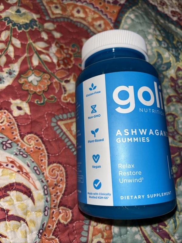 Goli Nutrition Ashwagandha Gummies 60 Gummies EXPIRATION 9/2026 gallery