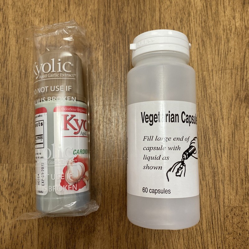 Aged Garlic Extract, Cardiovascular, Liquid, Bottles, 2 fl oz (60 ml) & Capsules