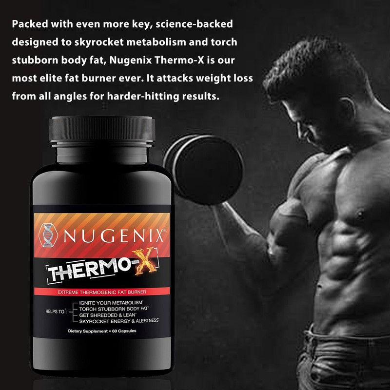 NUGENIX THERMO-X - Metabolic Accelerator, Men's Thermo Fat Burner, Weight Loss gallery