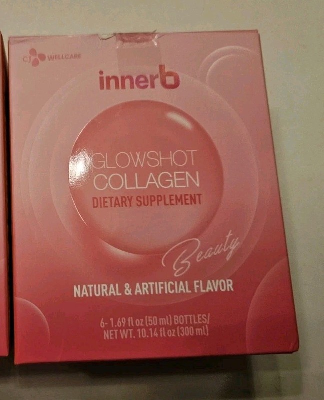 18 PACK CJ Wellcare Innerb Glowshot Collagen 10.1 fl oz Marine Liq Co Exp 2/2026 gallery