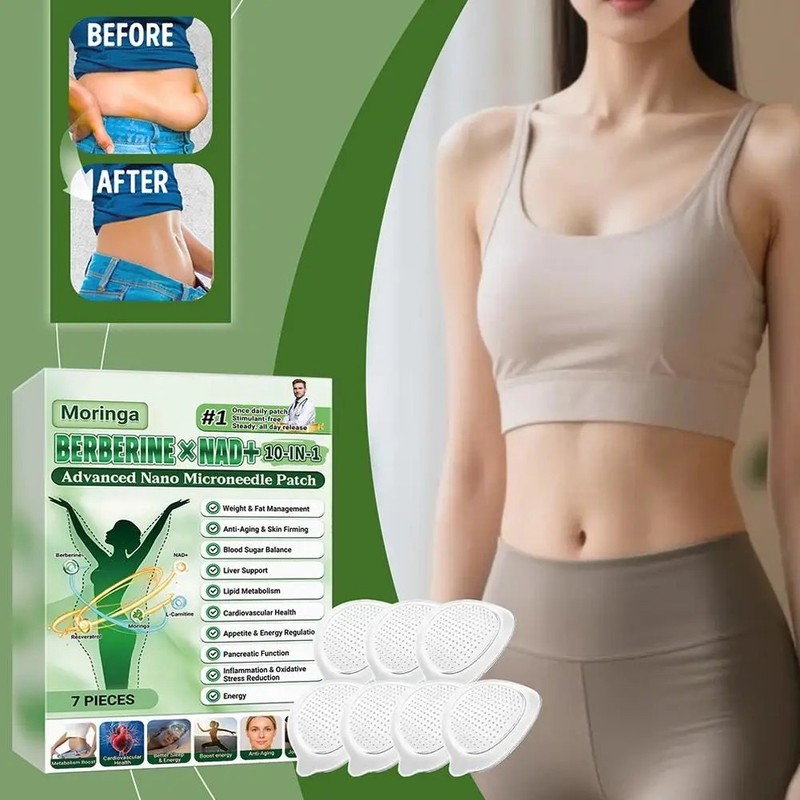 50% OFF Moringa Berberine x NAD+ 10-in-1 Advanced Nano Microneedle Patches New gallery