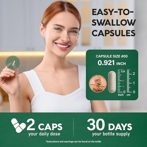 Thyroid Support for Women - Selenium 200 Mcg | Zinc & Iodine | L-Tyrosine | Magn gallery