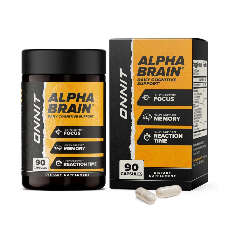 ONNIT Alpha Brain Nootropic Brain Supplement for Focus, Memory, Mental Clarit…