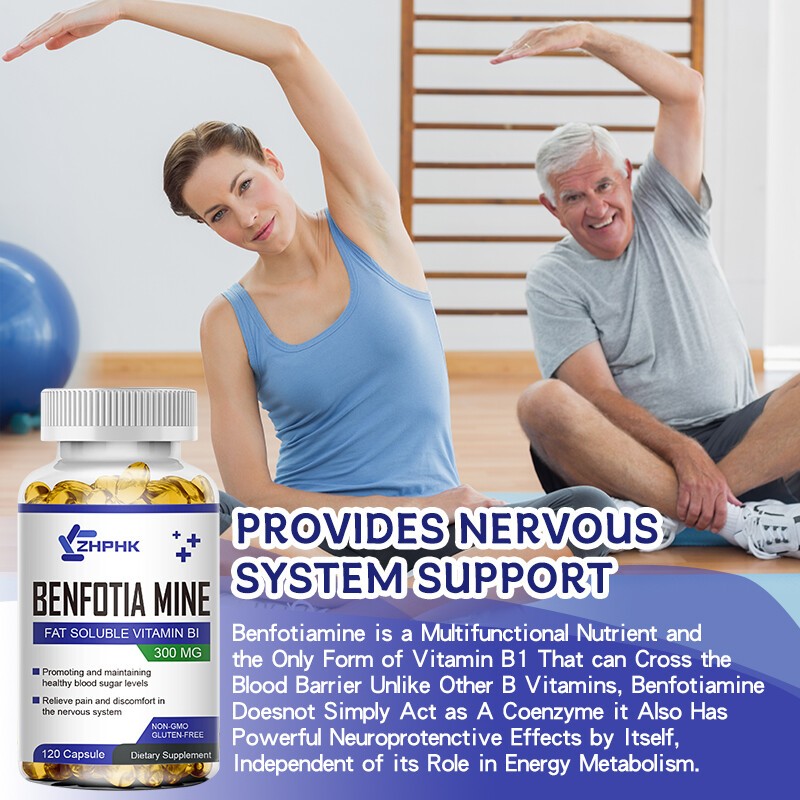240 Benfotiamine Capsules 300mg Fat Soluble Thiamine Vit B1 NON-GMO,Gluten Free gallery