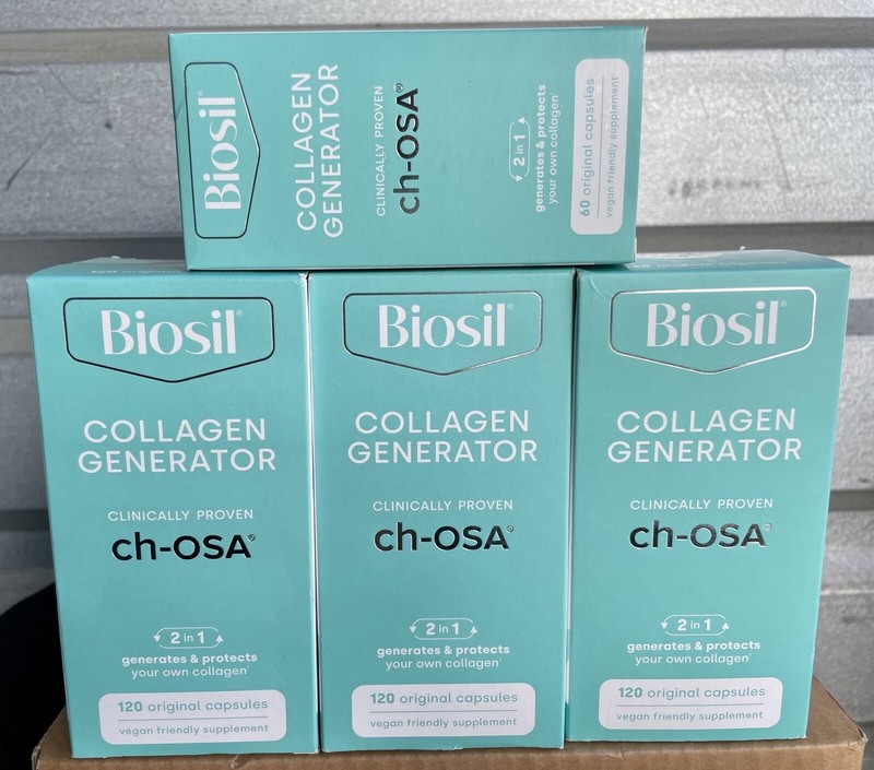 BioSil by Natural Factor - 3 x 120 Caps - Plus Free Bonus 60 Caps - $31.99 Each!