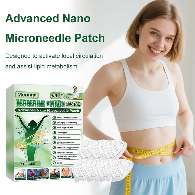 50% OFF Moringa Berberine x NAD+ 10-in-1 Advanced Nano Microneedle Patches New gallery
