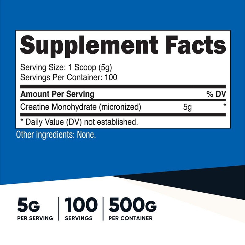 Nutricost Creatine Monohydrate Supplement 500g Free Ship gallery